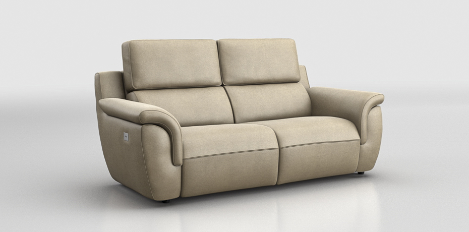 Zadina - 3 seater sofa with 2 electric recliners